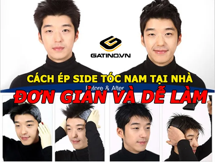 Cách ép side tóc nam tại nhà đơn giản và dễ làm | Gatino Store Cách ép side tóc nam tại nhà đơn giản và dễ làm | Gatino Store