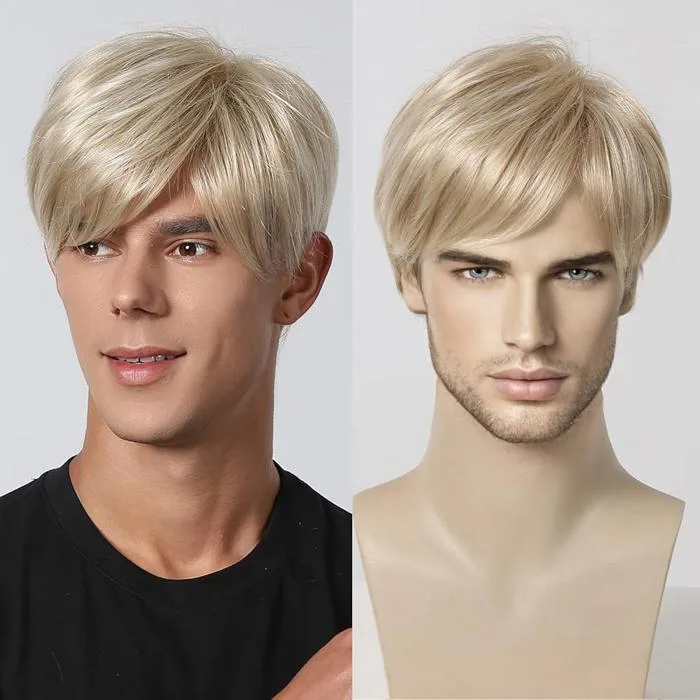 7 Kiểu Tóc Giả Nam Màu Bạch Kim Chuẩn Soái Ca | VTG Hair