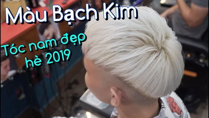 Tóc Nam Đẹp Layer Màu Bạch Kim 2019 | Barbershop VŨ TRÍ