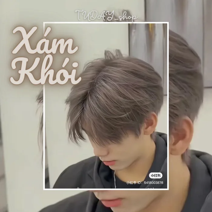 Thuốc Nhuộm Tóc Màu XÁM KHÓI TRẦM Nam | Tudayhair, Tudayhairs