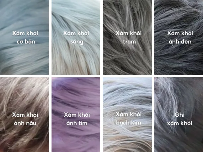 15+ màu tóc xám khói nam cuốn hút, tôn da