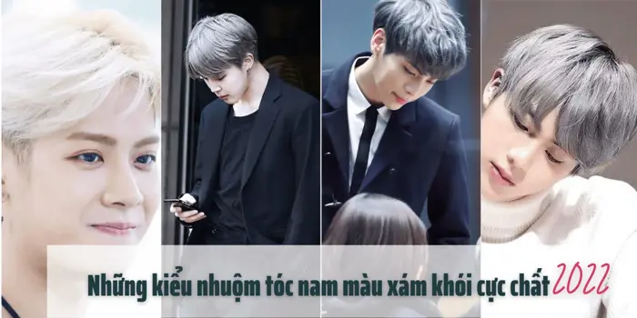 Những kiểu nhuộm tóc nam màu xám khói cực chất - Classic.vn