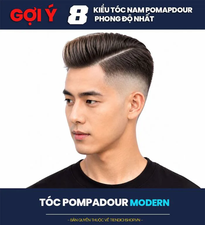 Đừng bỏ qua 8+ kiểu tóc nam Pomapdour phong độ nhất 2026