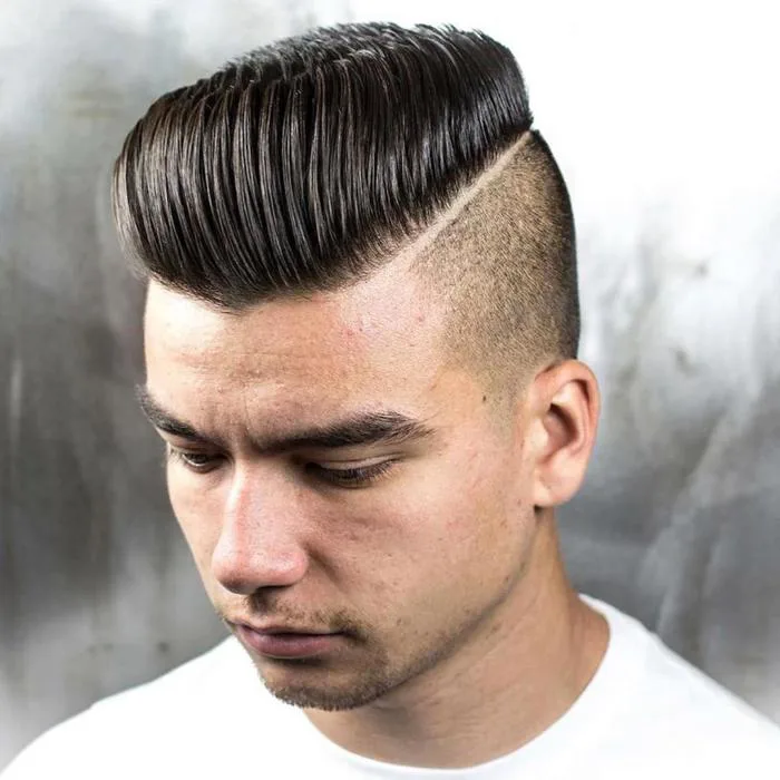 Cắt tóc nam kiểu pompadour hiện đại - Barber Shop Vũ Trí