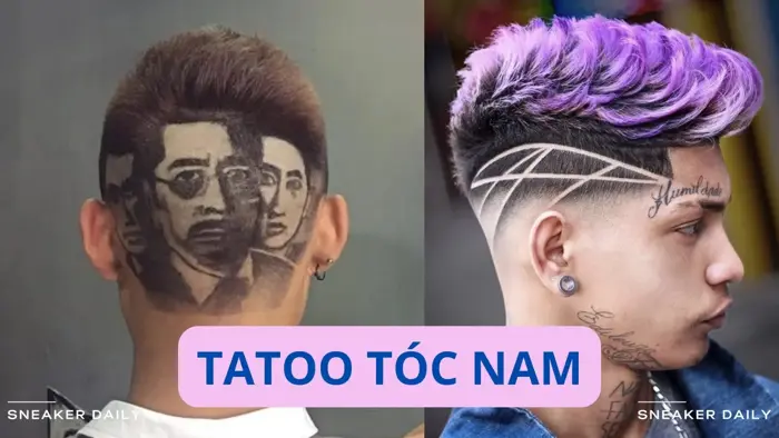 Tatoo Tóc Nam | Ý Tưởng Tham Khảo HotTrend 2026✔️