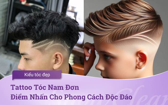 Tattoo Tóc Nam Đơn Điểm Nhấn Cho Phong Cách Độc Đáo