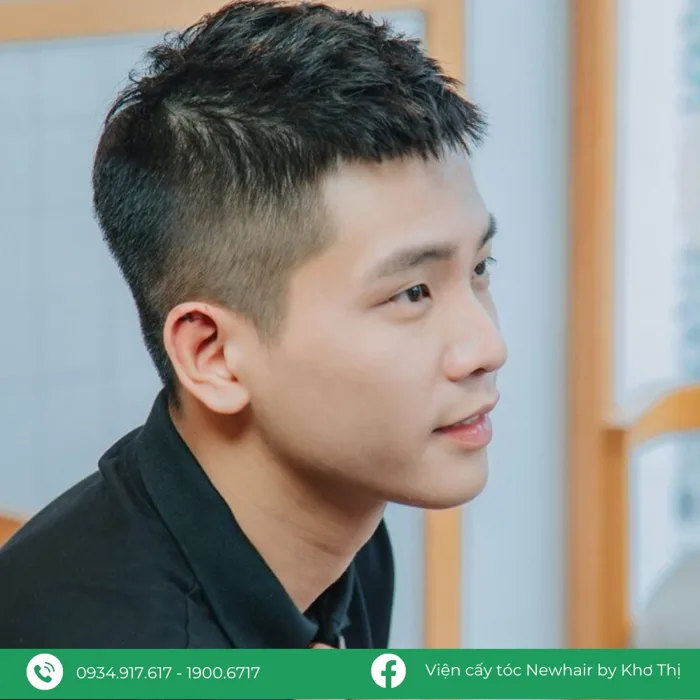 7+ Mẫu tóc 2 mái che trán cao cho nam