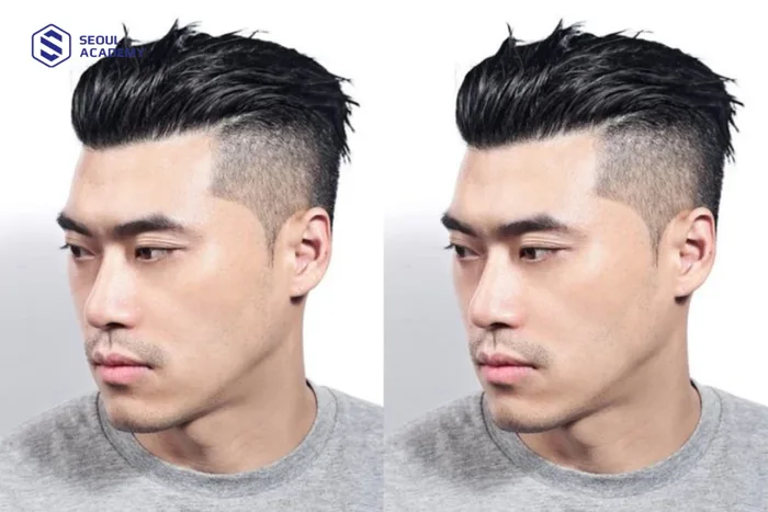 Tóc nam nên vuốt sang bên nào? Cách chia ngôi tóc nam