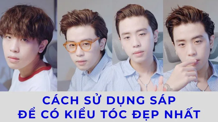 4 Cách Sử Dụng Sáp Để Có Kiểu Tóc Đẹp Nhất | Giữ Nếp Lâu & Ko Bết