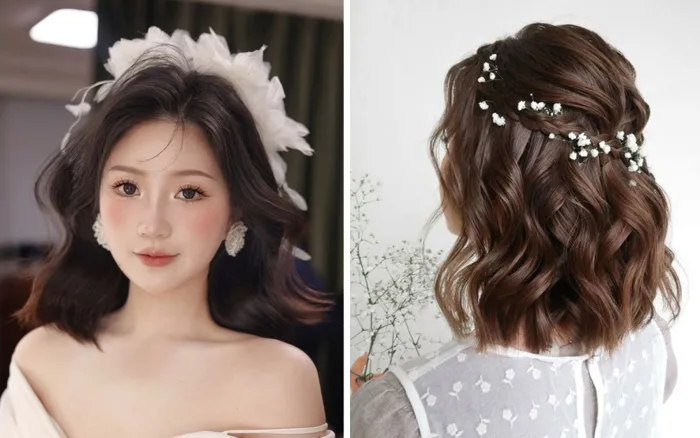 20+ kiểu tóc cô dâu đẹp nhất hiện nay, phù hợp với khuôn mặt