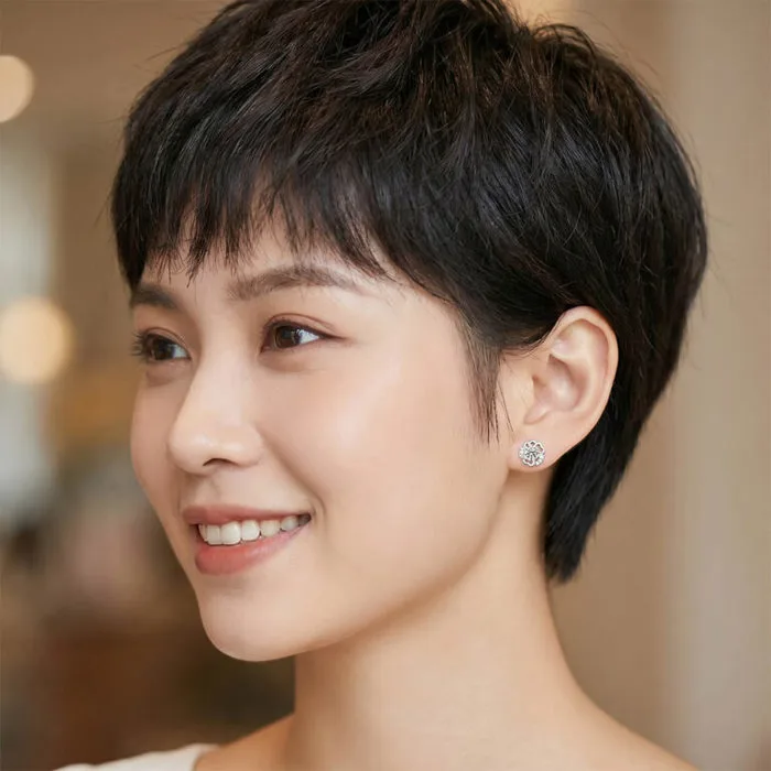 Tóc ngắn nên đeo bông tai thế nào? Bí quyết tạo phong cách thu hút? Tóc ngắn nên đeo bông tai thế nào? Bí quyết tạo phong cách thu hút?