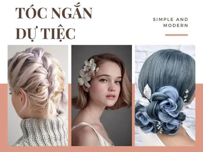 Những mẫu tóc ngắn dự tiệc dễ làm giúp chủ nhân tỏa sáng