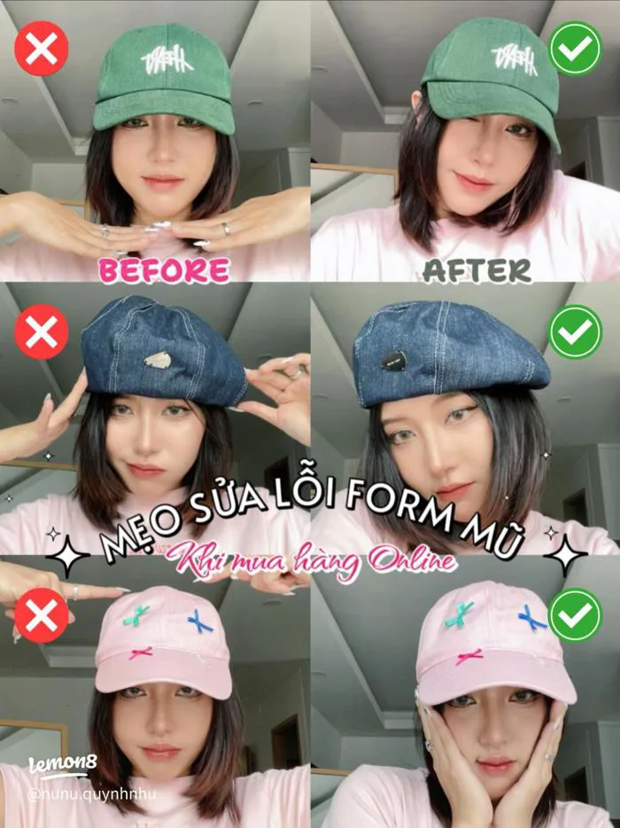 Tóc ngắn đội mũ gì đẹp? 8 kiểu mũ “cứu cánh” + tips phối cho nữ (mũ len, bucket, lưỡi trai…)