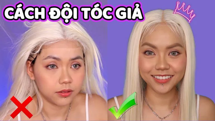 CÁCH ĐỘI TÓC GIẢ NGUYÊN ĐẦU SIÊU ĐẸP CHO NGƯỜI MỚI BẮT ĐẦU !