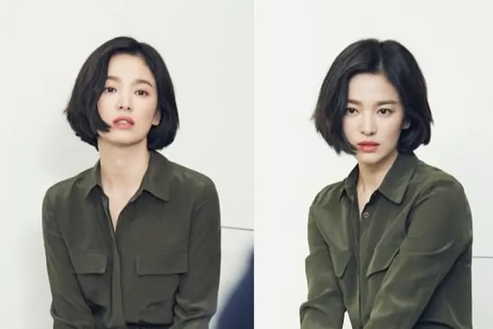 5 kiểu tóc ngắn đẹp dễ bắt chước của Song Hye Kyo, nàng mặt tròn hay mặt vuông đều trẻ lại vài tuổi