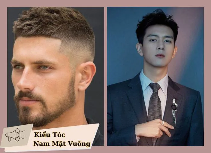 HOT 2025] Top 6+ Kiểu Tóc Cho Nam Mặt Vuông Đẹp Được Ưa Chuộng