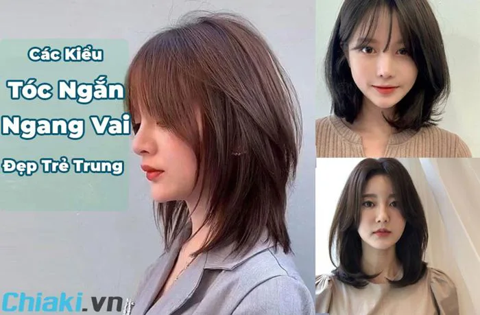 Top 50 Kiểu tóc ngắn ngang vai đẹp, trẻ trung cực HOT 2026