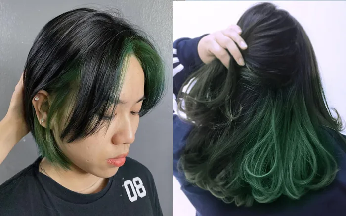 Top 14 kiểu tóc màu xanh rêu đẹp cá tính hot nhất nên thử