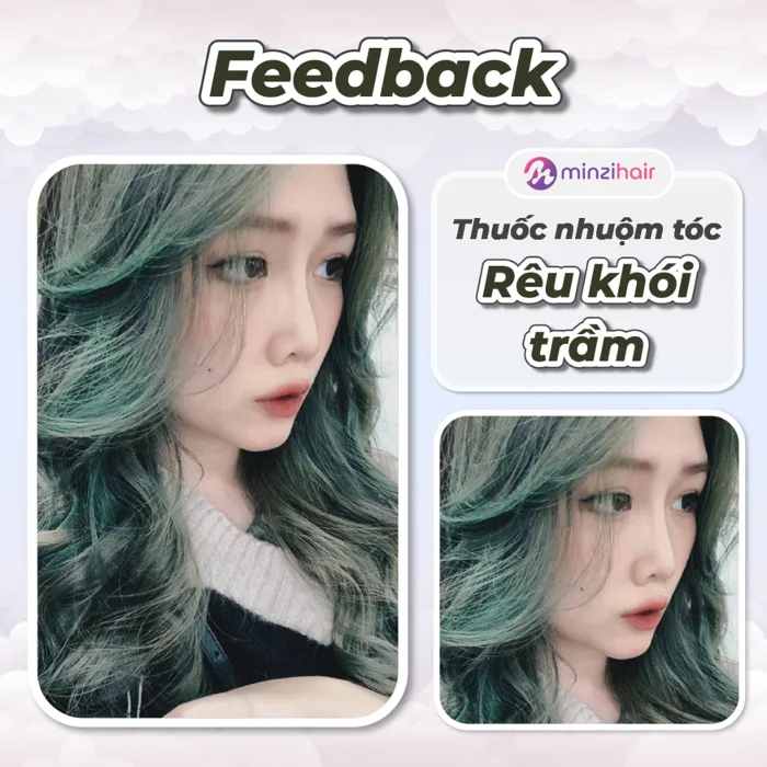 Thuốc nhuộm tóc Rêu Khói Trầm [KHÔNG TẨY] - Minzihair, Minzihair HCM