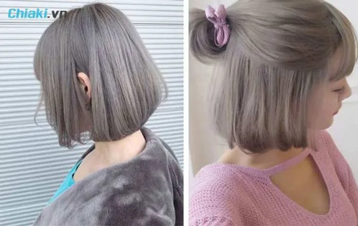 Top 27 kiểu tóc màu xám khói đẹp nổi bật và thời thượng