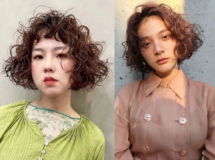 13 kiểu tóc ngắn xù mì cho mặt tròn đẹp, xu hướng năm nay