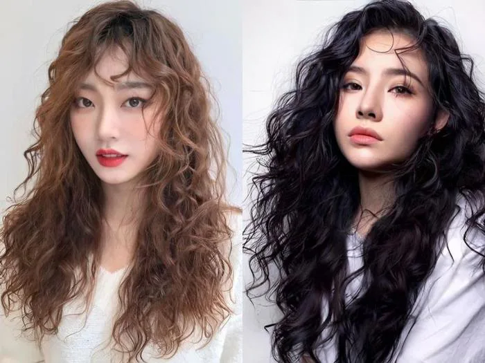 Gợi ý 13+ kiểu tóc xoăn đẹp cho khuôn mặt dài thêm thu hút