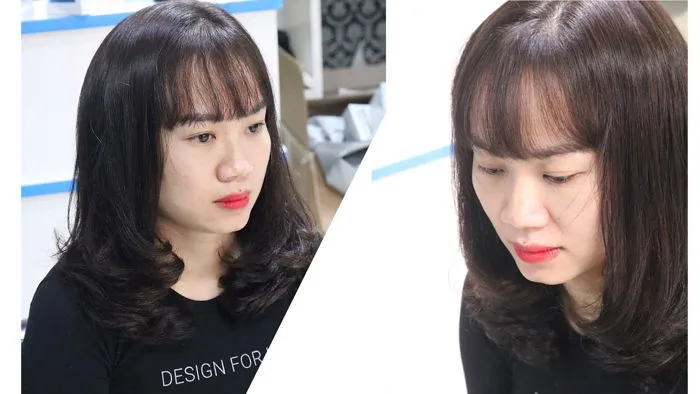 Hướng Dẫn, Cắt, Uốn Cụp, Uốn Chữ C, Tóc Tơ Mảnh, Tóc Yếu