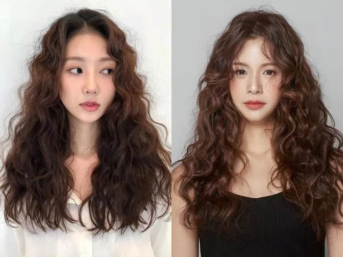 Gợi ý 13+ kiểu tóc xoăn đẹp cho khuôn mặt dài thêm thu hút