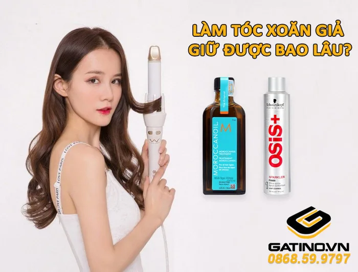 Làm tóc xoăn giả giữ được bao lâu? Nên dùng sản phẩm giữ nếp tóc uốn nào?