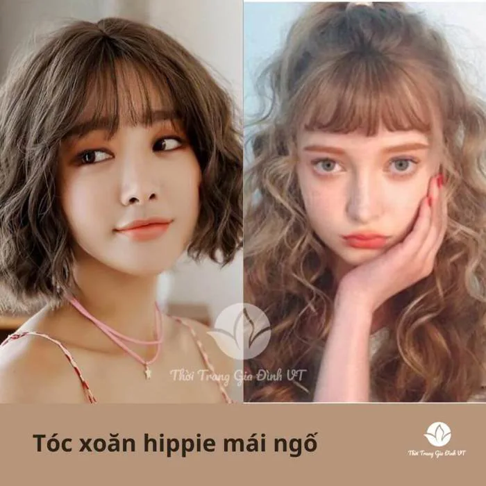 Tóc xoăn hippie là tóc gì? Các kiểu tóc xoăn hippie đón tết cực 