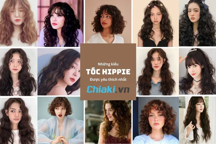 Tóc xoăn Hippie là gì? 32 kiểu tóc Hippie được yêu thích nhất