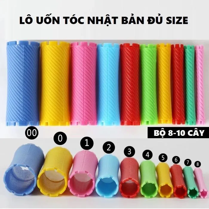 Lô Uốn Tóc Nhật Bản Chuyên Dụng Uốn Lạnh Chao Cấp Đủ Size 735 | Đồ nghề tóc
