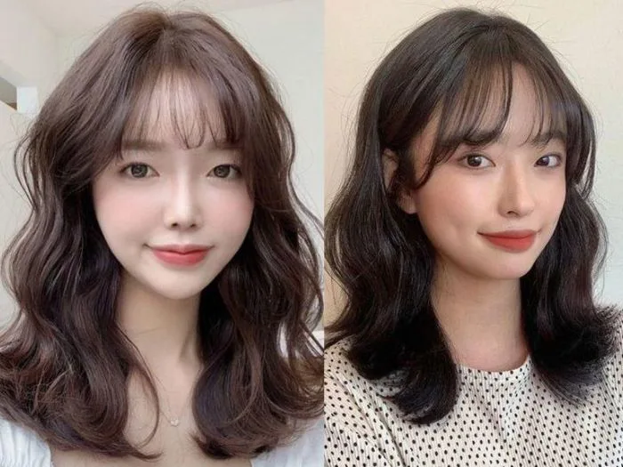 15+ kiểu tóc uốn ngang vai dịu dàng mà vẫn cá tính chuẩn gái Hàn