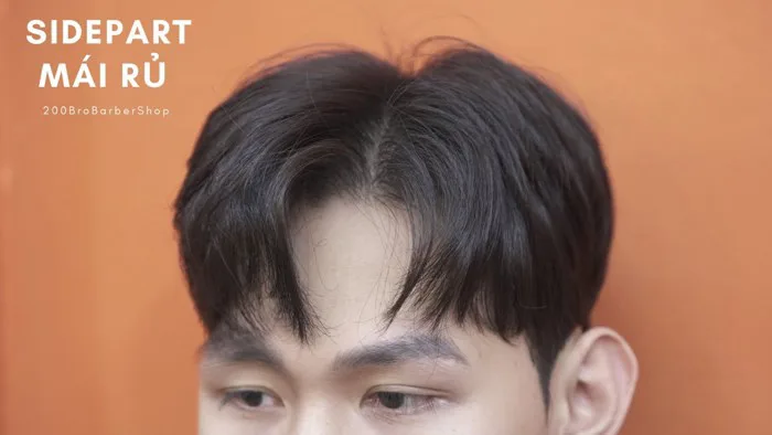 SIDEPART 6/4 MÁI RỦ , Korean Hairstyle | Hướng dẫn ÉP SIDE + uốn phồng MÁI  RỦ - M.Hùng BarberSharing