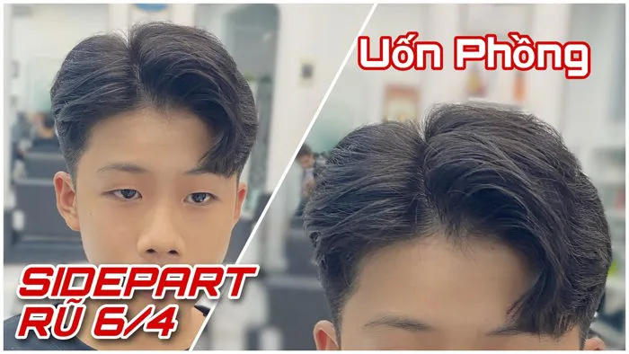 Uốn Tóc Nam Kiểu Side Part Rũ 6/4 | Kiểu Tóc Nam Đẹp