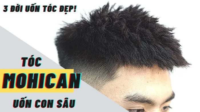MOHICAN UỐN CON SÂU tóc đẹp chơi tết ....- M.Hùng BarberSharing