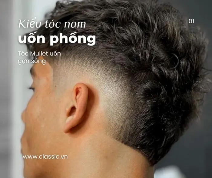 Các kiểu tóc nam uốn phồng nhẹ, bồng bềnh mà cuốn hút - Classic.vn