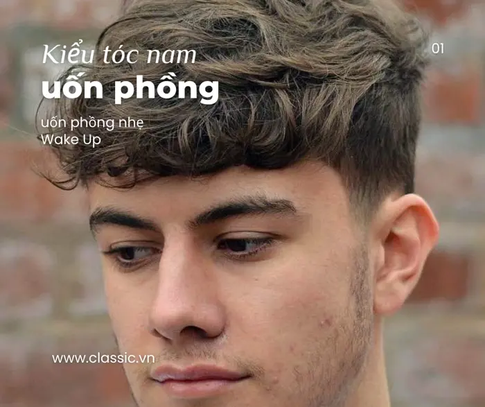 Các kiểu tóc nam uốn phồng nhẹ, bồng bềnh mà cuốn hút - Classic.vn