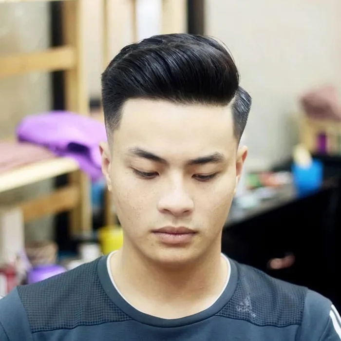TOP kiểu tóc nam 2 mái uốn phồng chân cuốn hút