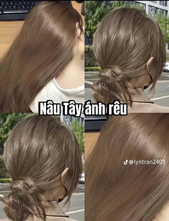 Top Nhuộm Tóc Màu Nâu Tây Sáng Da Phù Hợp Mọi Khuôn Mặt