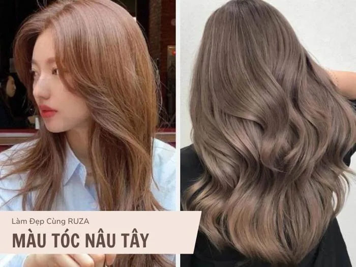 Tổng Hợp Các Màu Tóc Nâu Tây Hot Trend Nhất Hiện Nay