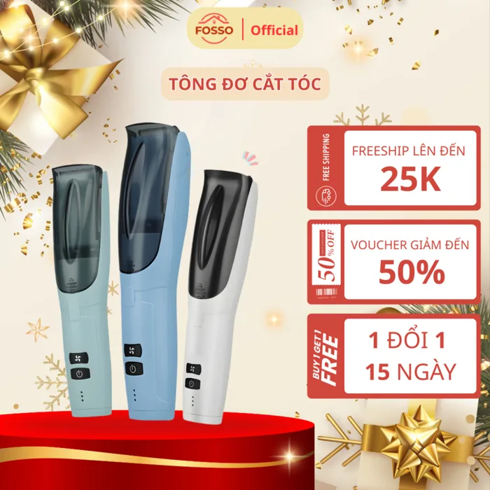 Tông Đơ Cắt Tóc Cho Bé Pin Sạc Tự Động Hút Tóc Rơi Khi Cắt, Hớt Tóc Êm Ái,  An Toàn Kèm 9 Phụ Kiện | Shopee Việt Nam