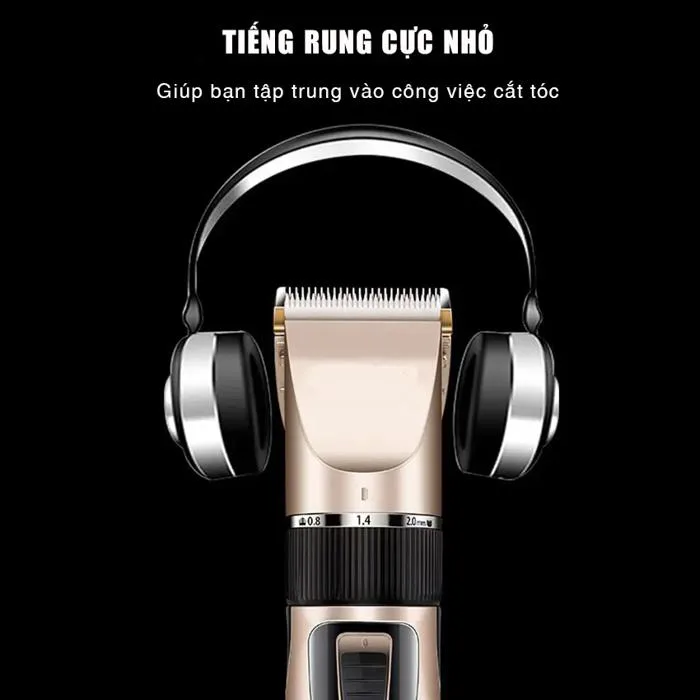 Tông đơ cắt tóc cho bé máy pin liền cầm tay bộ 13 món phụ kiện , cắm sạc  type C không dây, Tông đơ cắt tóc gia đình. - TikTok Shop Vietnam
