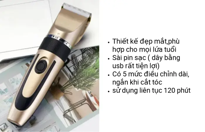 Tông đơ cắt tóc cầm tay cho gia đình,cho bé , Máy hớt tóc sạc điện đa năng  | Lazada Việt Nam