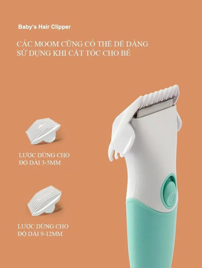 Tông đơ cắt tóc cho trẻ em siêu êm, siêu chống nước- Tông đơ Trimmer
