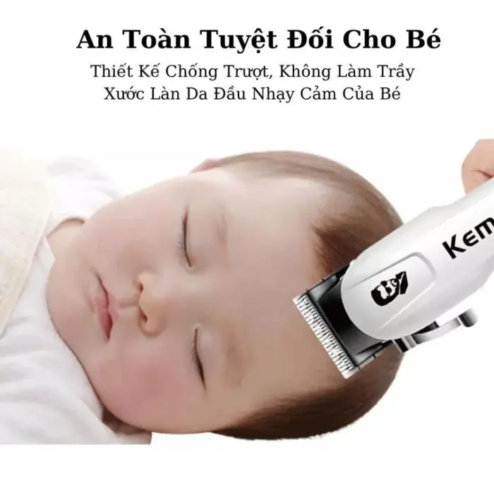 Tông Đơ Cắt Tóc Trẻ Em Kemei-232 Êm Ái, An Toàn Tiếng Ồn Thấp, Bé Không  Giật Mình | Lazada Việt Nam