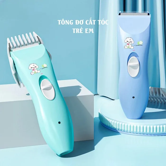TÔNG ĐƠ CẮT TÓC TRẺ EM, MÁY CẮT TÓC CHẠY ÊM CỰC NHẸ CHO BÉ YÊU [HÀNG CHÍNH  HÃNG]
