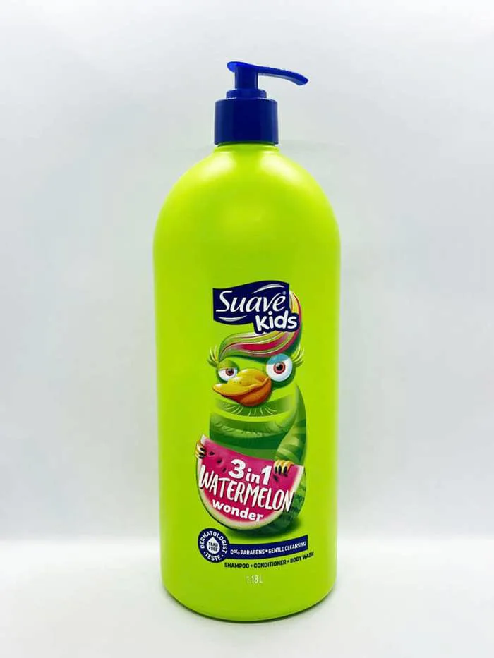 Sữa tắm gội xả cho bé Suave Kids 3 in 1 Watermelon Wonder 1.18L