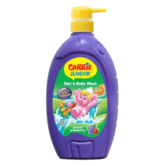 Sữa tắm gội toàn thân cho bé từ 2 tuổi Carrie Junior hương Grapeberry