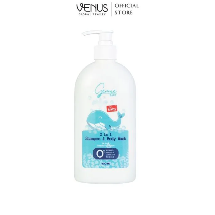 Sữa tắm gội 2 trong 1 Gennie dành cho bé 400ml